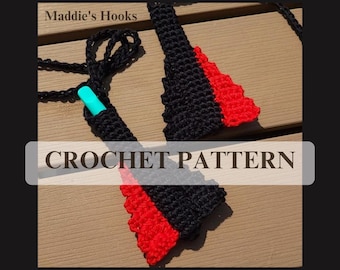 Night Fury Penjamin Pocket – Vape Pen Holder – Beginner Friendly Crochet Pattern (US Terms)