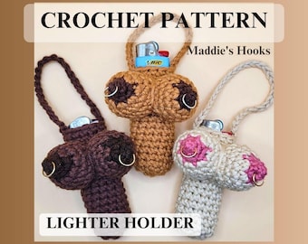 Penelope Pocket – Lighter Holder – Beginner Friendly Crochet Pattern (US Terms)