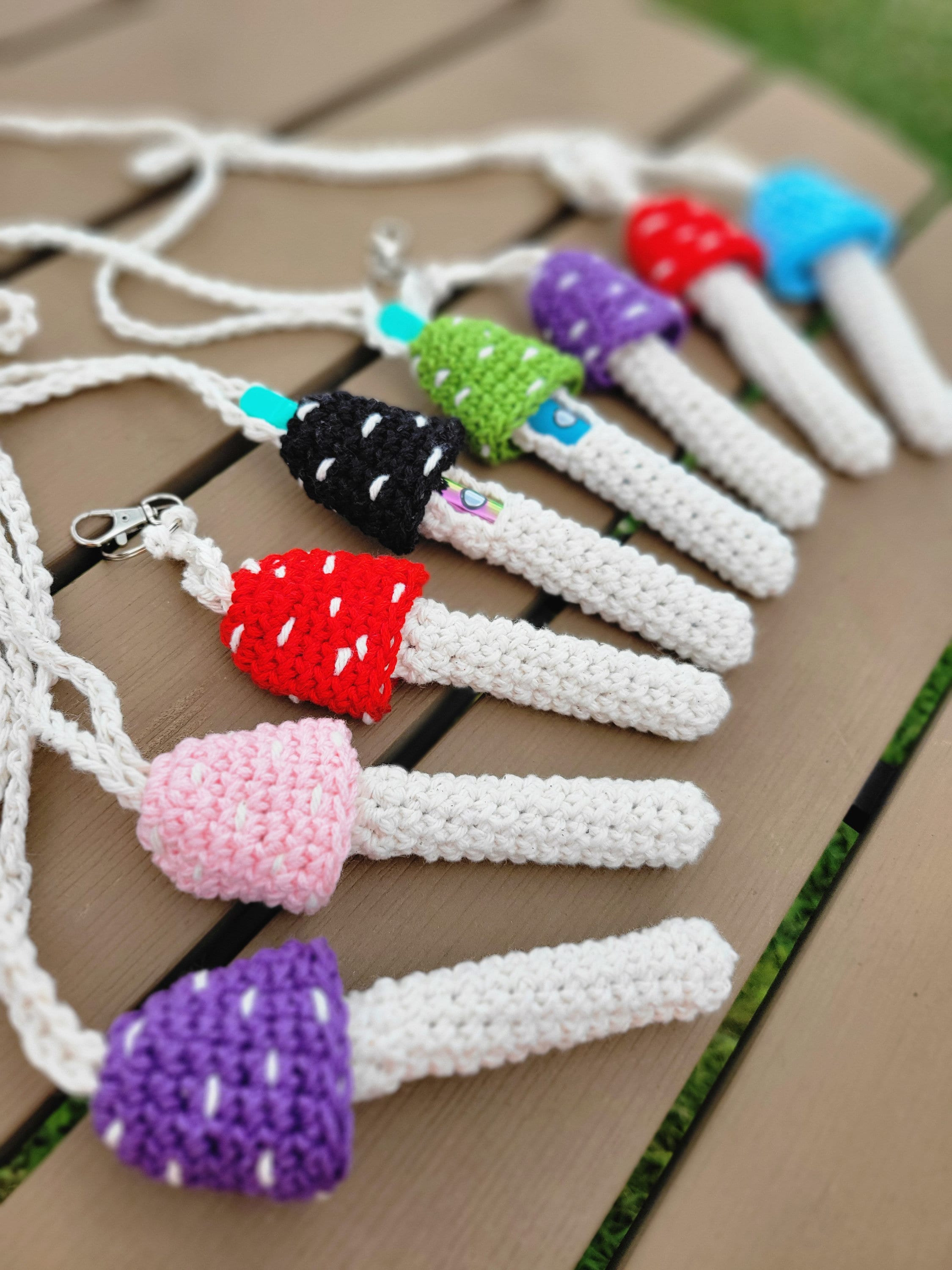 The Mushroom Penjamin Pocket Crochet Pattern - Beginner The Mushroom Penjamin Pocket Crochet Pattern - Beginner