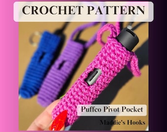 Puffco Pivot Pocket – Beginner Friendly Crochet Pattern (US Terms)
