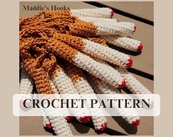 Cigarette Penjamin Pocket – Vape Pen Holder – Beginner Friendly Crochet Pattern (PDF Pattern, US Terms)