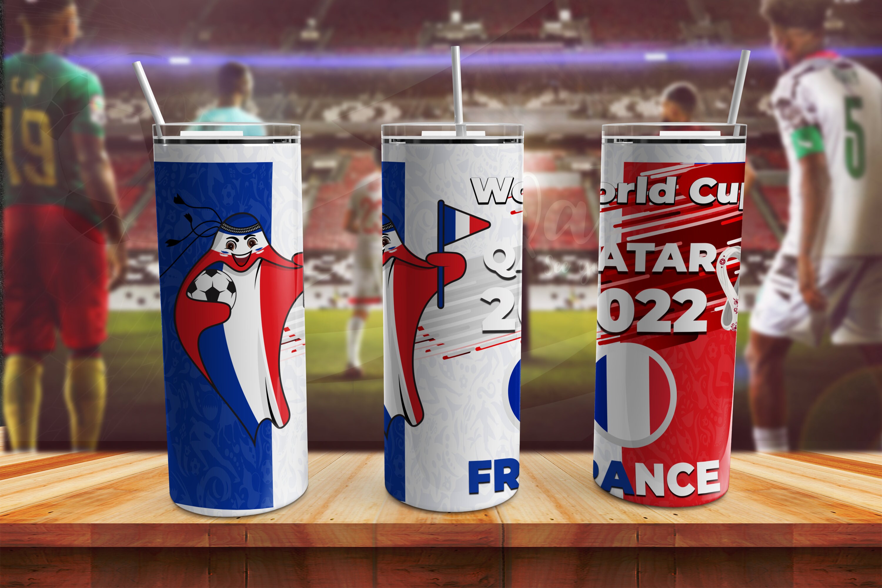 TUMBLER World Cup QATAR Sublimation Mundial QATAR Vasos 20 Oz Etsy