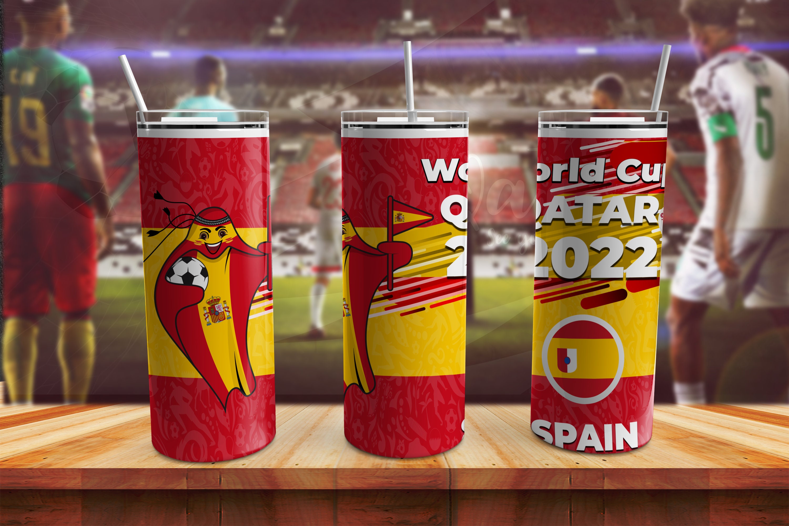 TUMBLER World Cup QATAR Sublimation Mundial QATAR Vasos 20 Oz Etsy