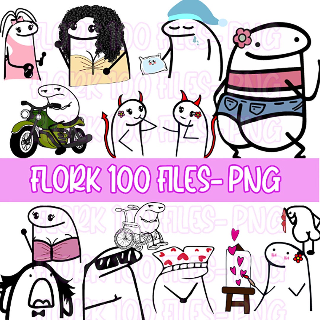 100 Florks Deformites-memes Png Transparent Background 