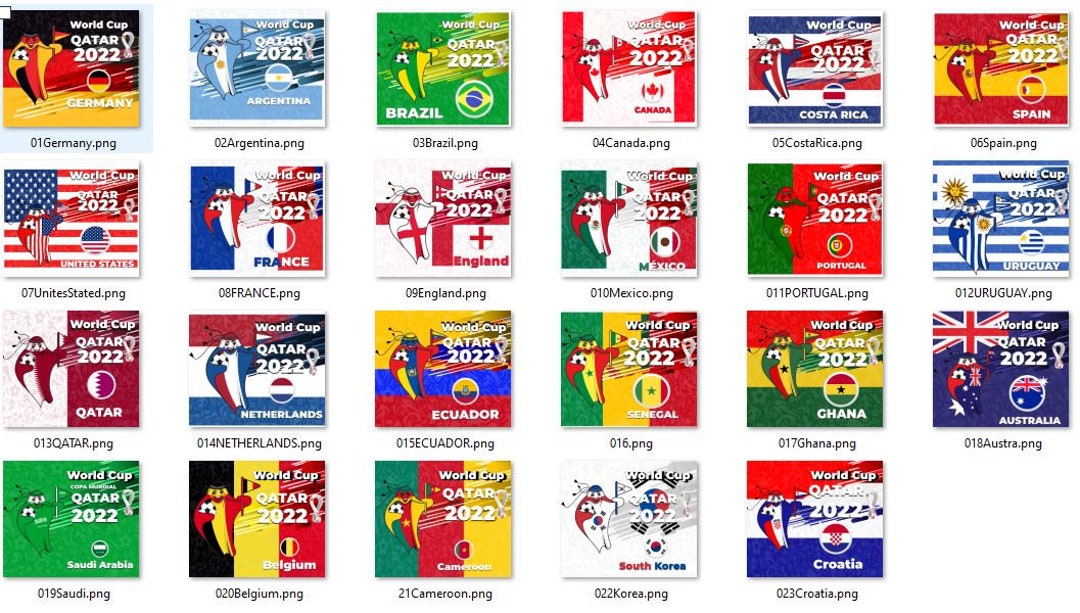 TUMBLER World Cup QATAR Sublimation Mundial QATAR Vasos 20 Oz Etsy