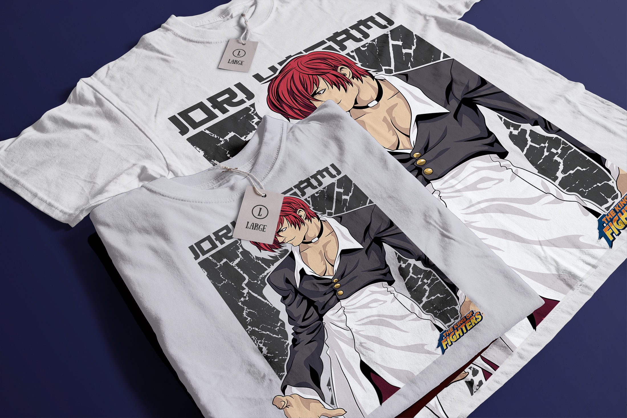 Iori Yagami Promo KOF98 Premium Unisex T-shirt vectorized -  Denmark