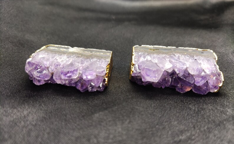 Beautiful Amethyst Slice Necklace, Amethyst Slice Pendant, Raw Amethyst Necklace, Amethyst Druzy, Crystal Necklace, Locket necklace