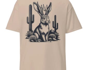 Jackalope Meme T-Shirt: Vintage Southwest Cryptid Tee