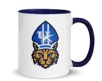 Pope Wild Cat Coach Coffee Mug | Mascot Mug | Cat Pope Coffee Mug | BBN Mug | Ceramic Coffee Mug | Tea Mug | Gift For Her Him
