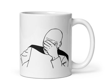 Picard WTF Meme Mug  | Ceramic Coffee Mug, Meme Coffee Mug, Funny Mug Gift, Jean-Luc Picard Mug, Star Trek Mug