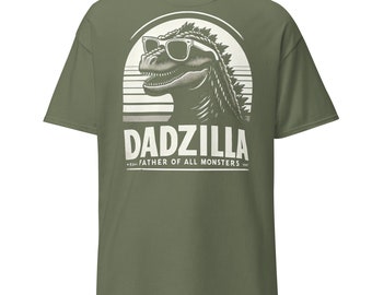 Dadzilla-T-shirt | Grappig vaderdagcadeau voor dino