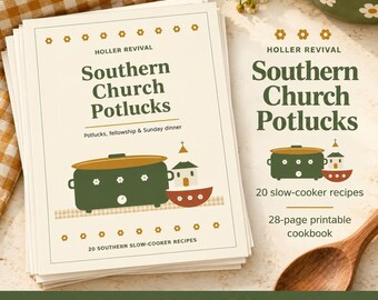 Southern Church Potlucks Cookbook PDF: 20 Slow Cooker Recipes, Chili, Sunday Suppers & Southern Comfort Food