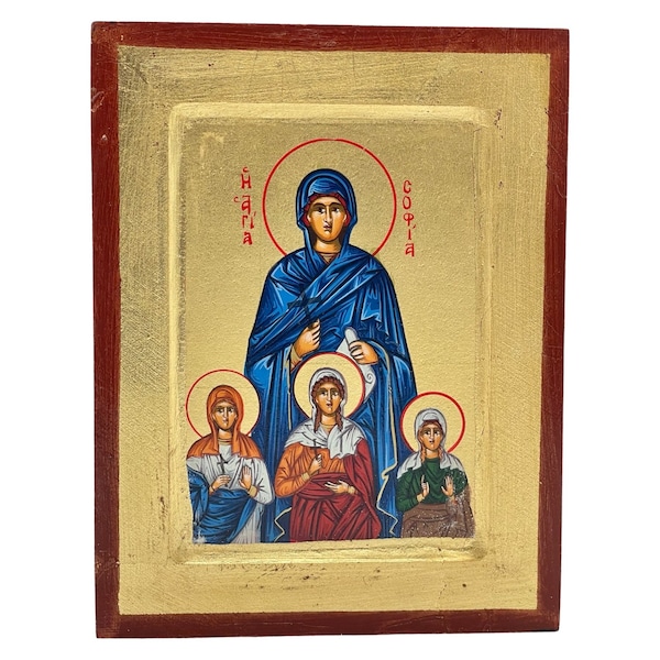 Saint Sophia and Her Daughters Icon - Etsy