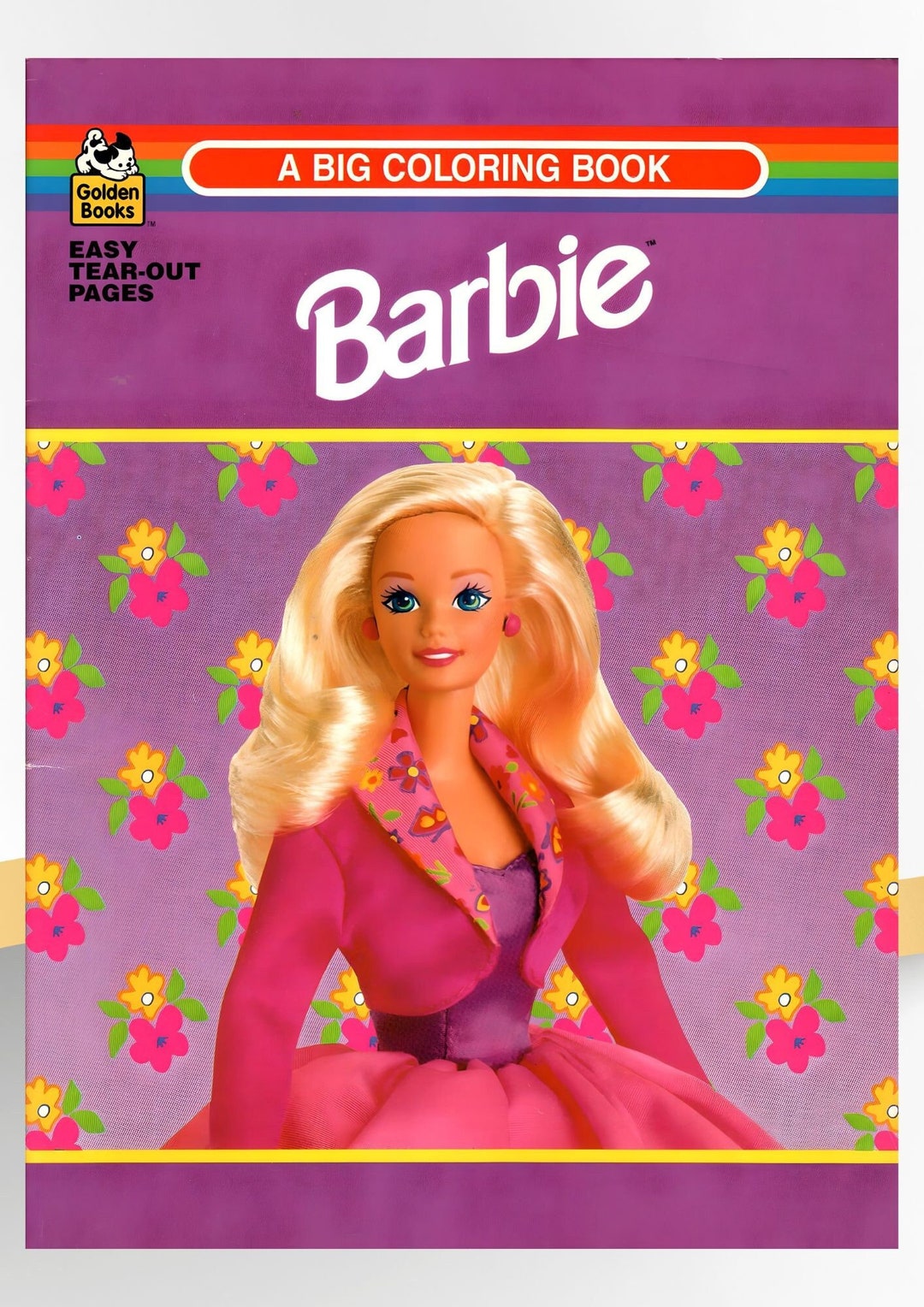 Vintage Barbie Coloring Book Printable PDF Instant Digital Download ...