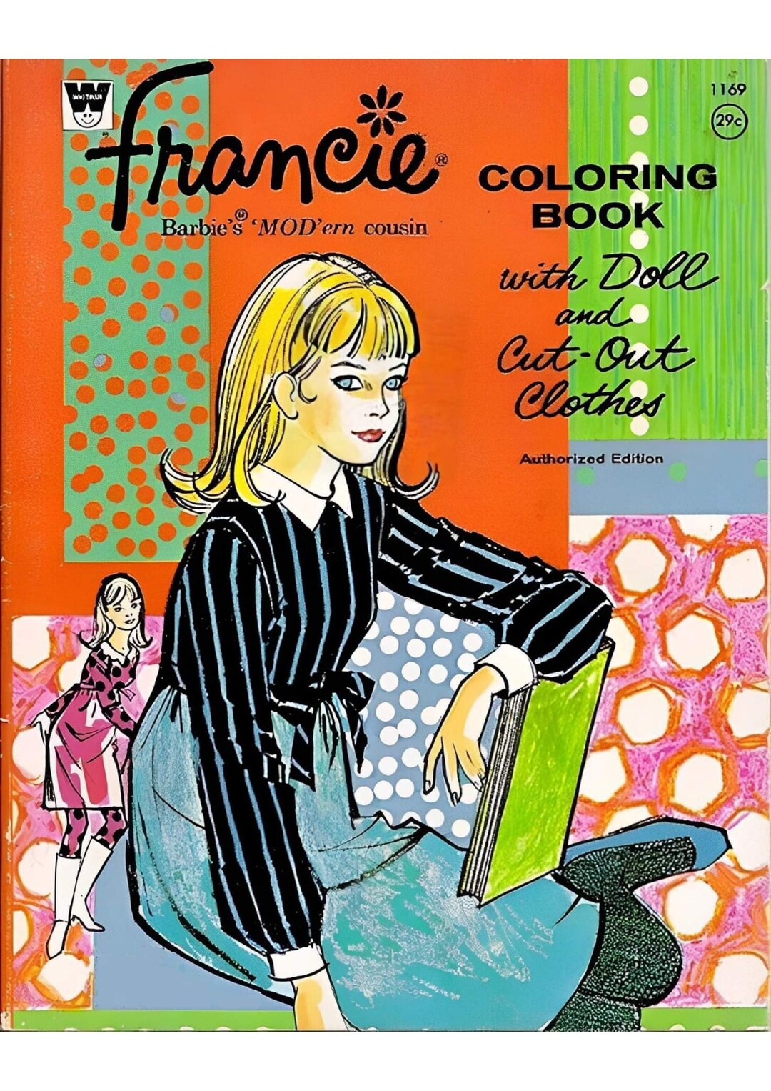 Vintage Barbie Coloring Book and Paper Doll Etsy