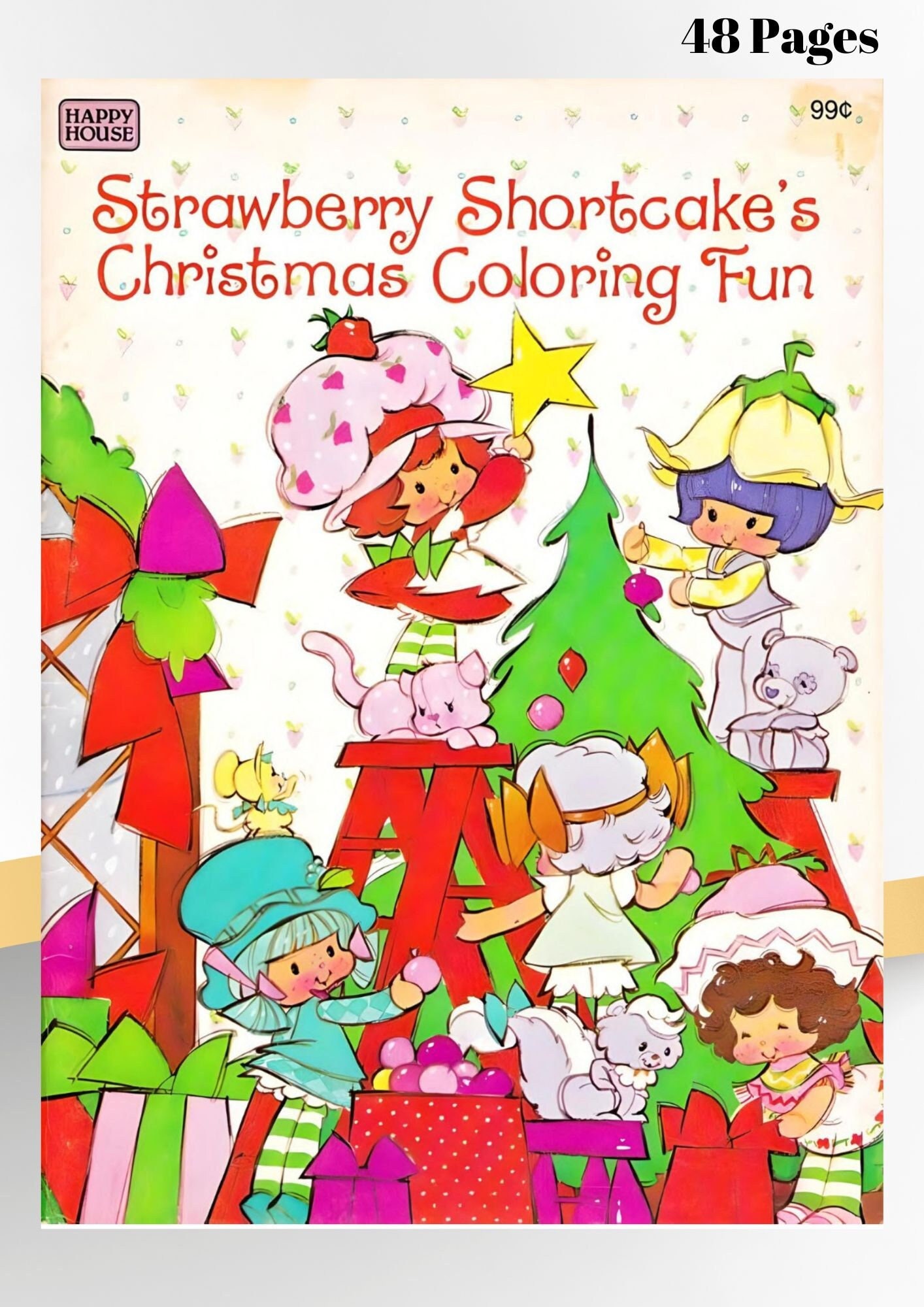 kenner 1981 STRAWBERRY SHORTCAKE COLORING BOOK unused 1132701