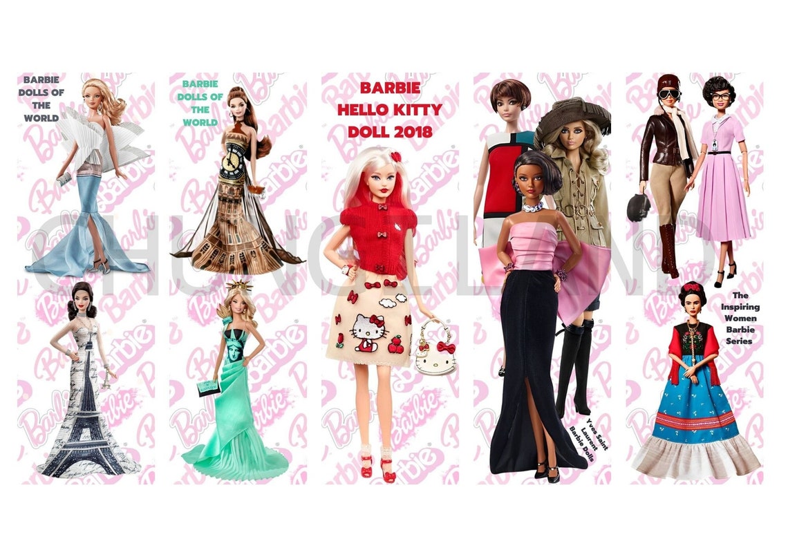 Barbie Bookmarks PDF Printable Instant Digital Download - Etsy