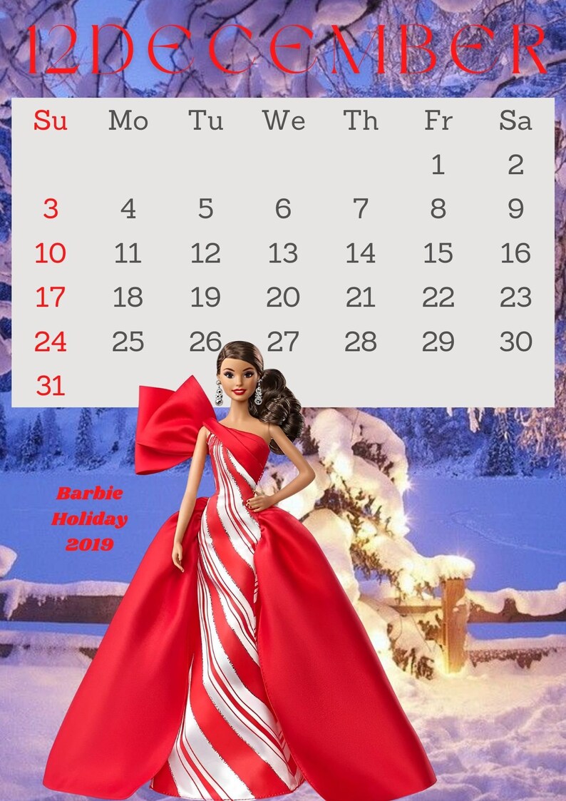 Calendar 2023 Barbie - Etsy