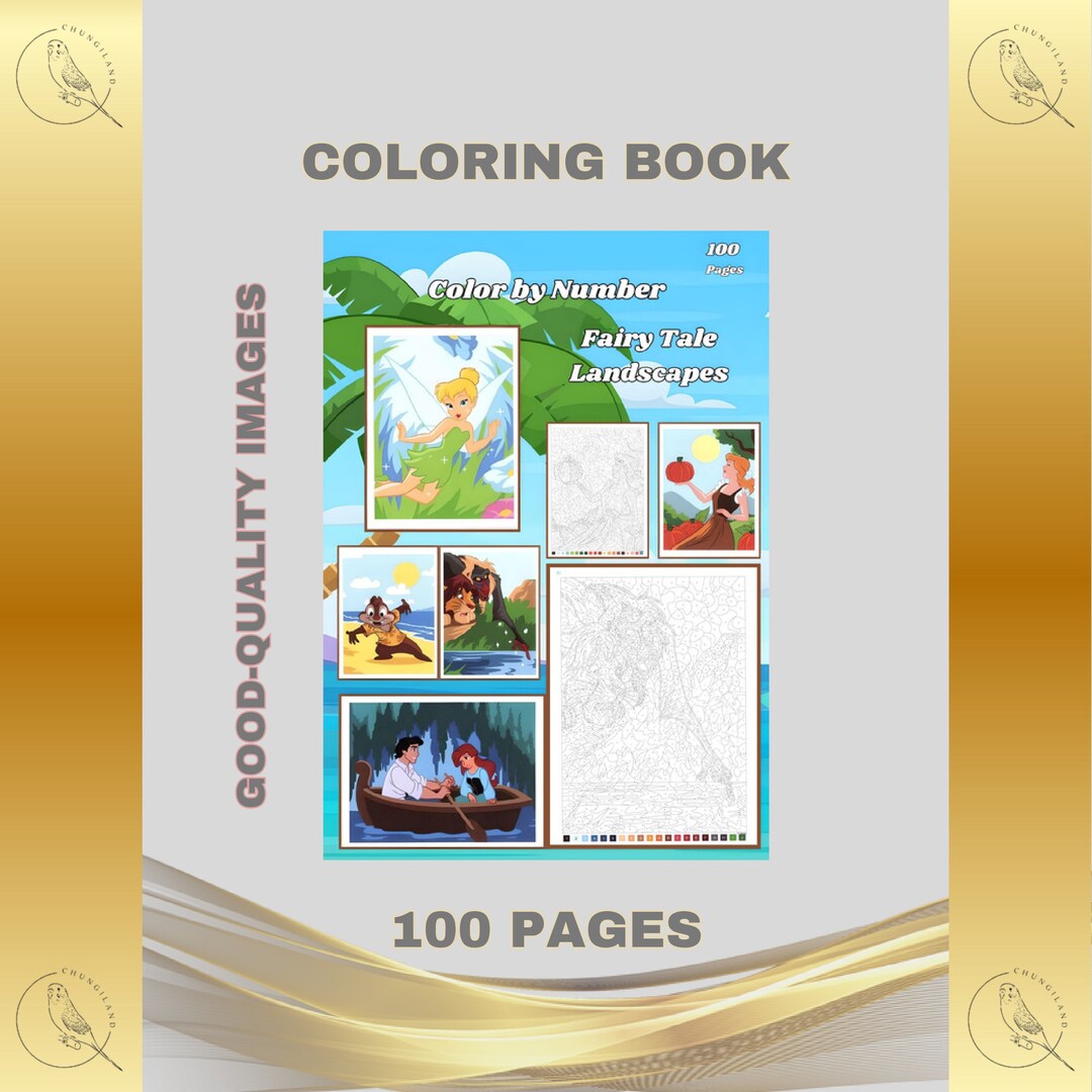Color by Number Coloring Book Printable PDF Instant Digital Download ...