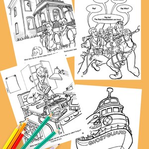 Ghostbusters Riddler Coloring Book Ghostbusters Joke Riddle Printable PDF Instant Digital ...