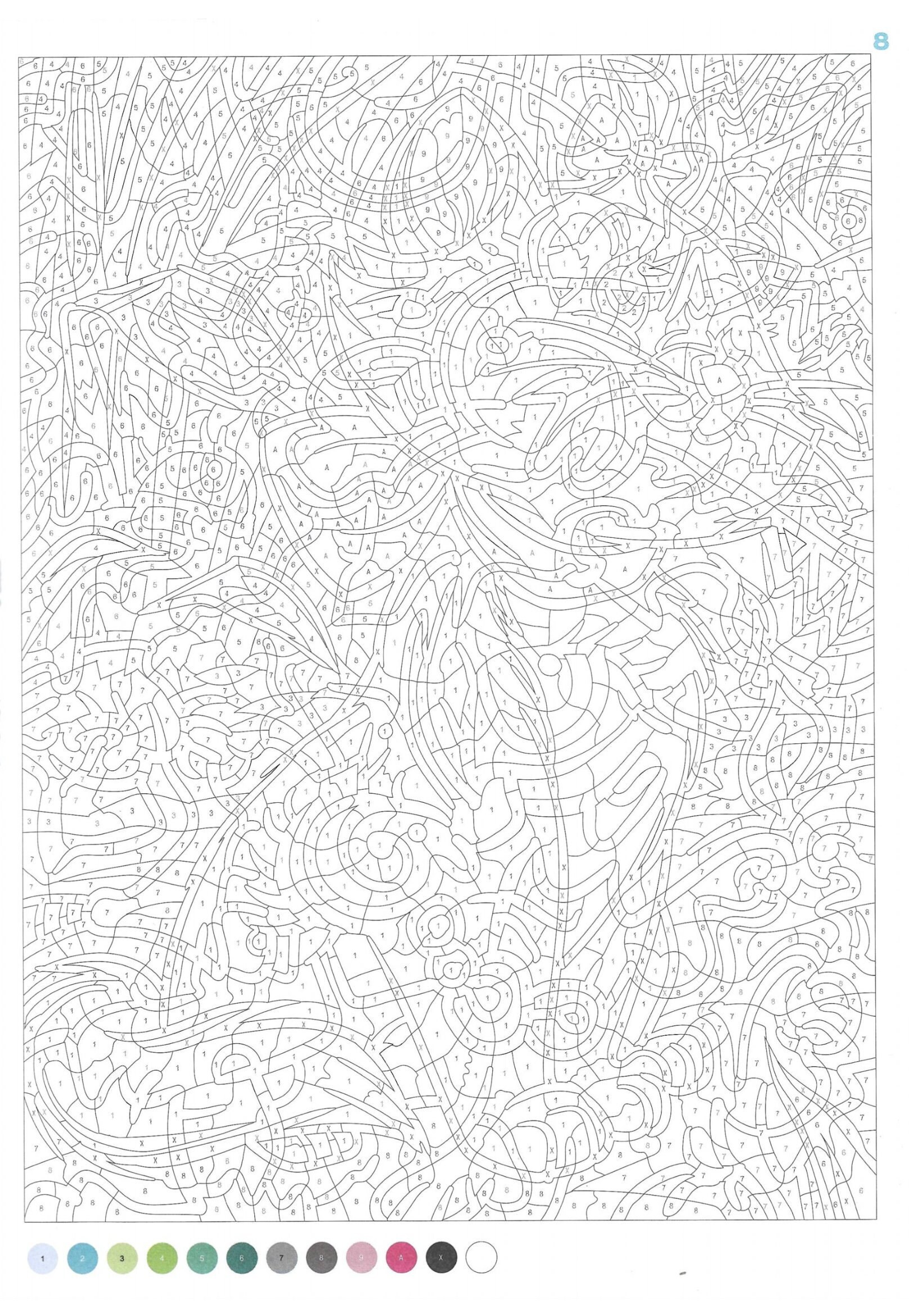 coloring-book-color-by-number-printable-pdf-instant-digital-download
