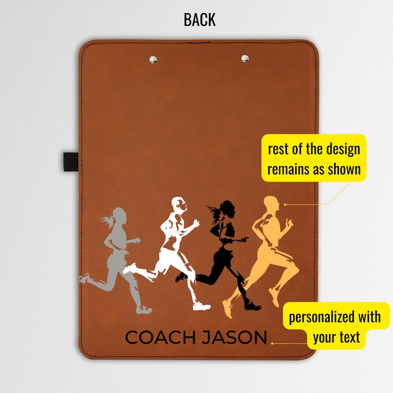 Personalized Track Coach Clipboard Custom Gift Idea All Star Etsy
