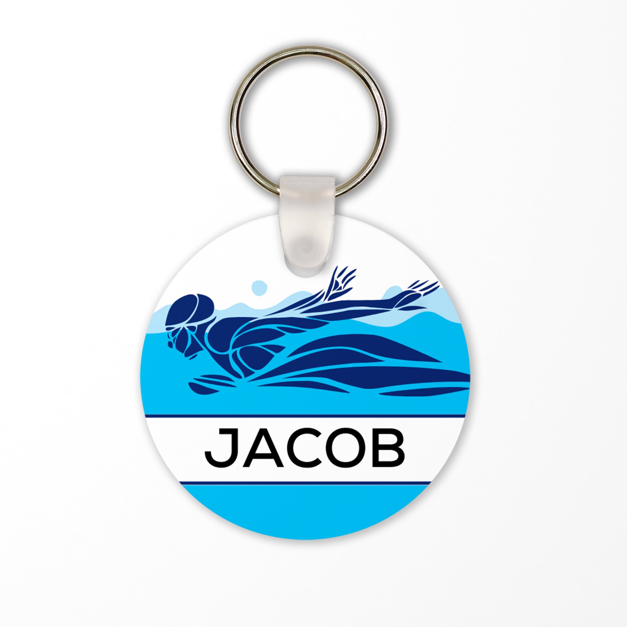 Personalized Swim Team Custom Sports Bag Tags Swim Team Etsy