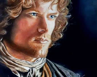 Jamie and Claire Fraser From Outlander Silhouettes Digital - Etsy