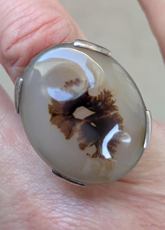 Antique Large Statement Silver Mounted Scenic Cha… - image 8