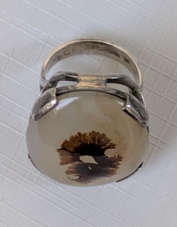 Antique Large Statement Silver Mounted Scenic Cha… - image 9