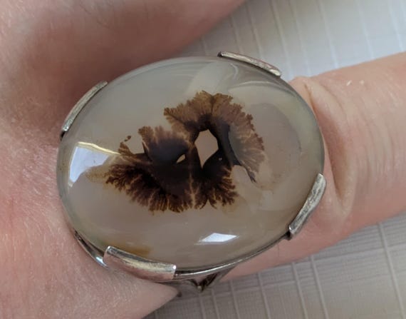 Antique Large Statement Silver Mounted Scenic Cha… - image 17