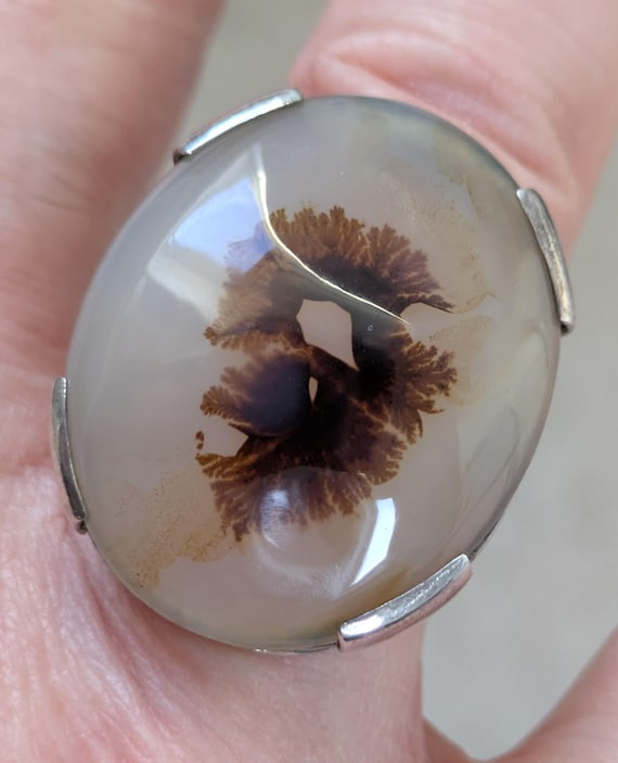 Antique Large Statement Silver Mounted Scenic Cha… - image 6