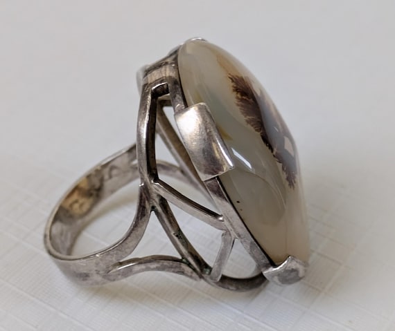 Antique Large Statement Silver Mounted Scenic Cha… - image 11