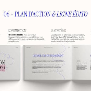 Set of templates in French for freelance graphic designer customer journey, graphic charter, brand strategy, process, concept portal image 8