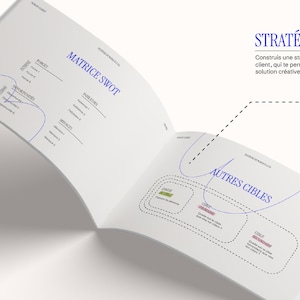 Présentation stratégie de marque et direction artistique Template en français Graphiste Indesign image 2