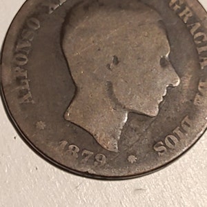 Very old coin Alfonso Xll