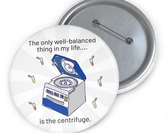 Funny Science Centrifuge Pin: Scientist Gift