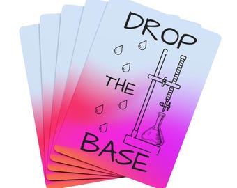 Chemistry Pun Playing Cards: Funny Science Gift, Poker Night