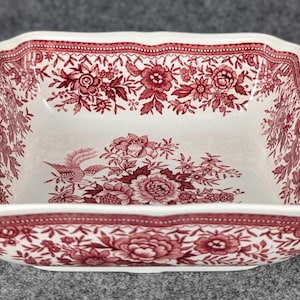Serving bowl medium - Villeroy & Boch - Pheasant Red - Vintage