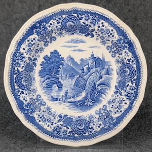Soup plate - Villeroy & Boch - Burgenland Blue - Vintage