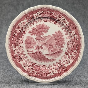 Cake plate - Villeroy & Boch - Burgenland Red - Vintage
