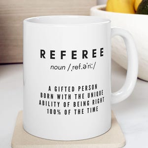 Referee Gifts, Referee Mug, World&#39;s Best Referee Funny Gift Mugs, Referee Joke, Referee Cup, Funny Sarcastic Gift for Referees