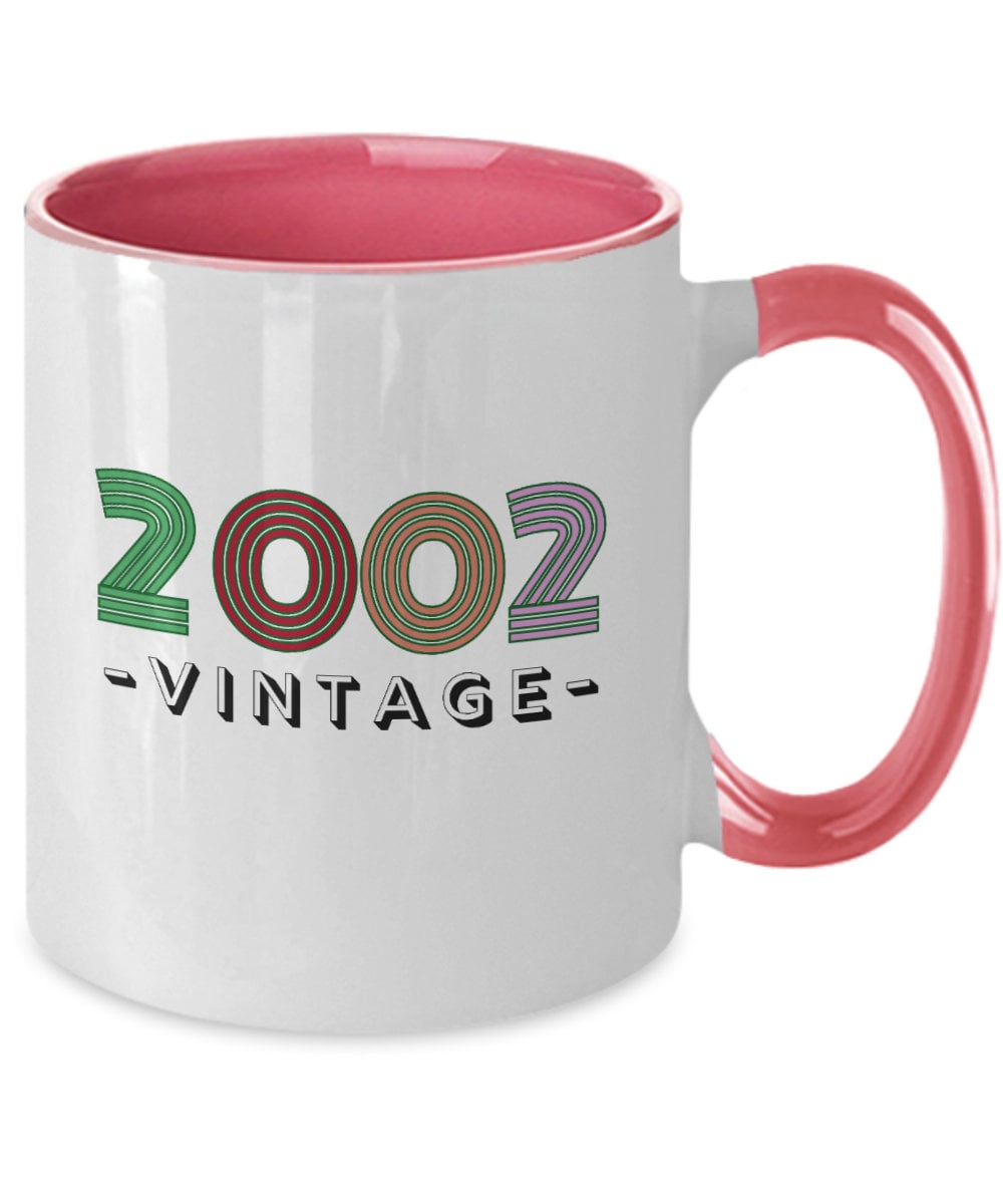 Born in 2002, 2002 Vintage Birthday Mug, 2002 Birthday, Gift for