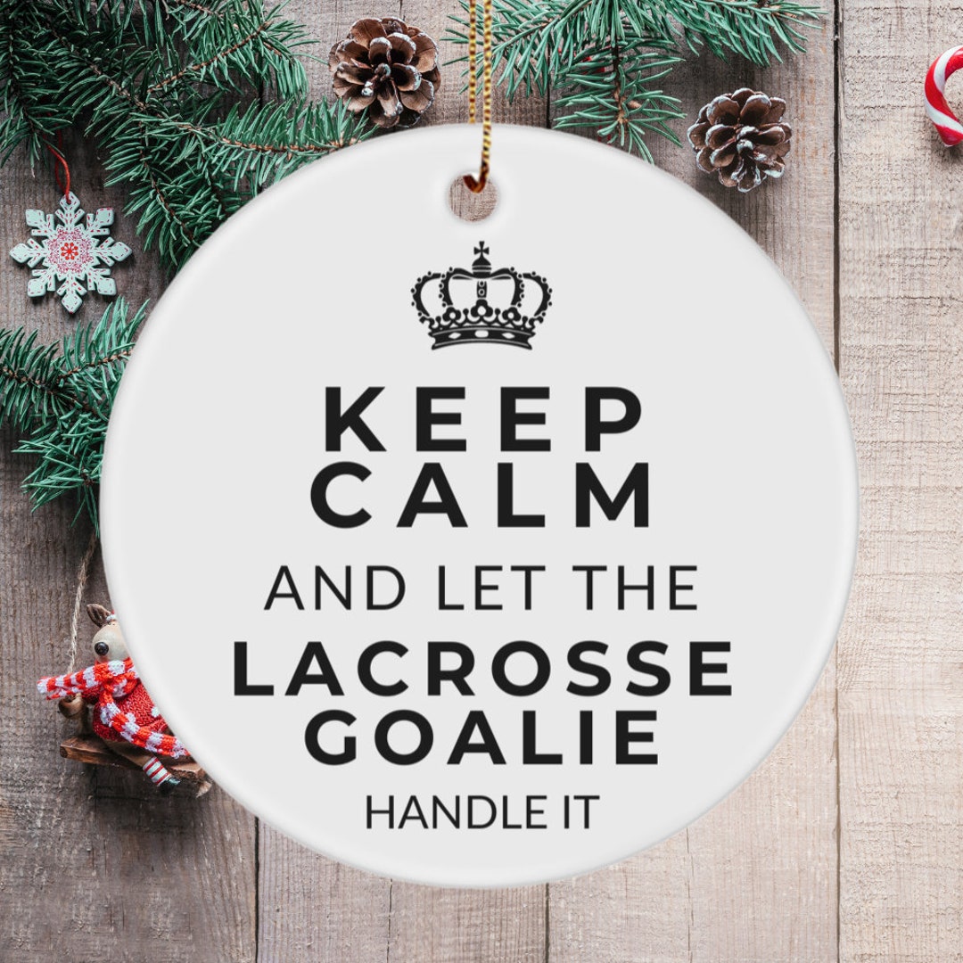 Lacrosse Goalie Ornament, Lacrosse Goalie, Lacrosse Goalie Gift Ideas