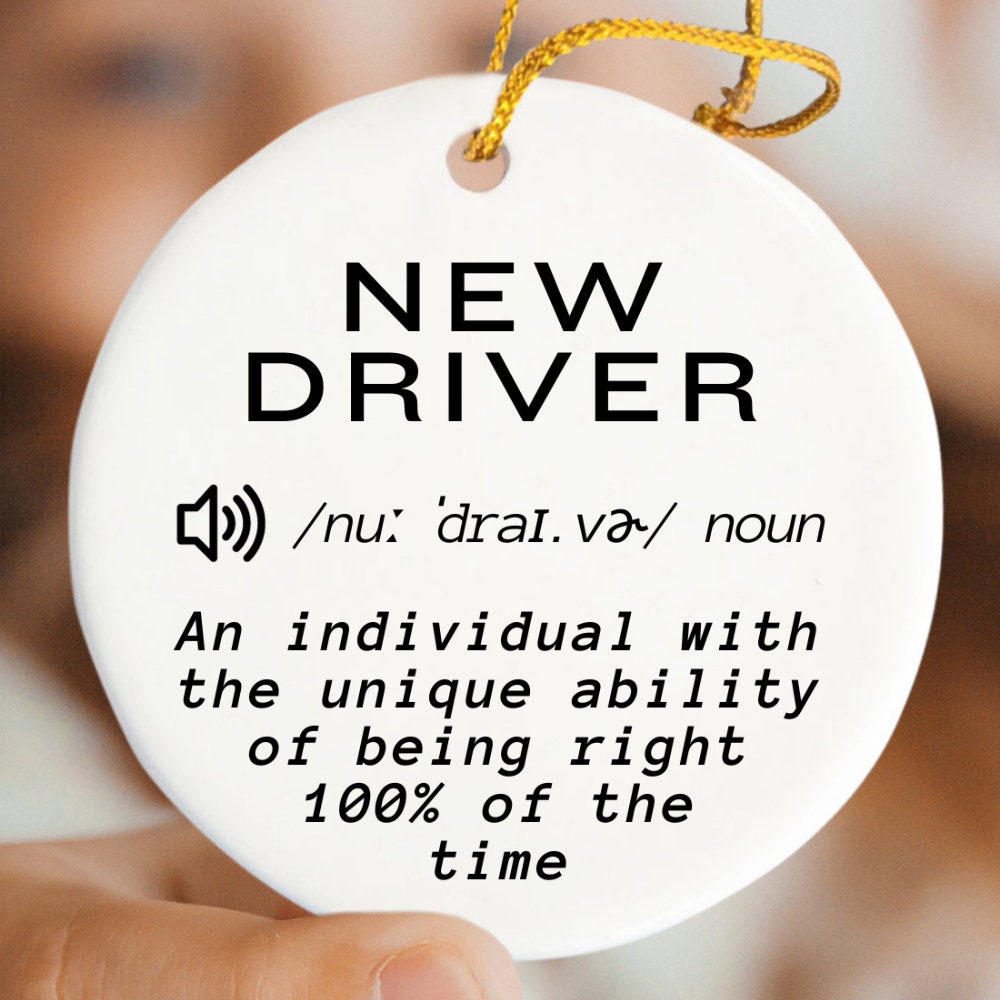 New Driver Ornament New Driver New Driver Christmas Etsy