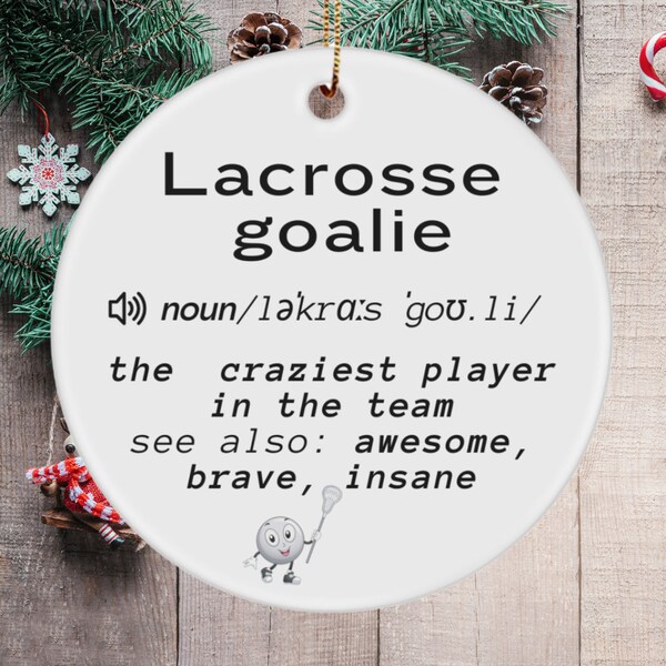 Lacrosse Goalie Etsy