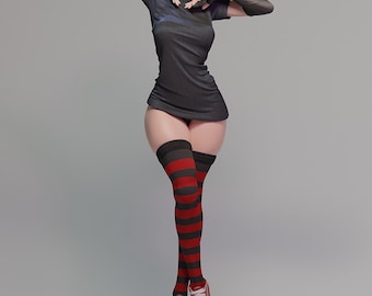Mavis Dracula STL Figur, Hotel Transylvania Vampire Girl 3D Druck Modell (Digitaler Download)