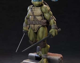 Leonardo TMNT STL-Dateien, Ninja Schildkröte Figur, Cartoon Held 3D Druckmodell, digitaler Download