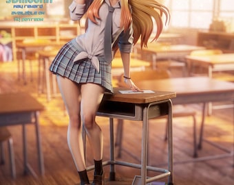 Marin Kitagawa STL Files, My Dress-Up Darling Anime Figur (Digitaler Download)