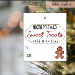 Warm Winter Wishes Gift Tags, Christmas Holiday Gift Labels, Hot Chocolate Cocoa Stickers, Instant Printable Download DIY